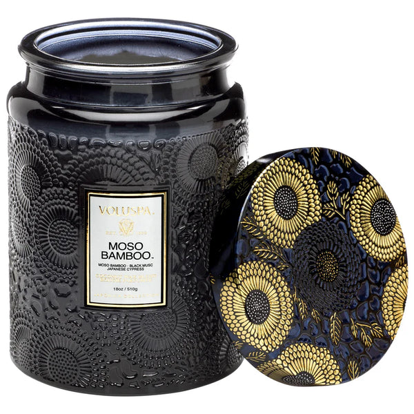 Moso Bamboo Large Jar Candle