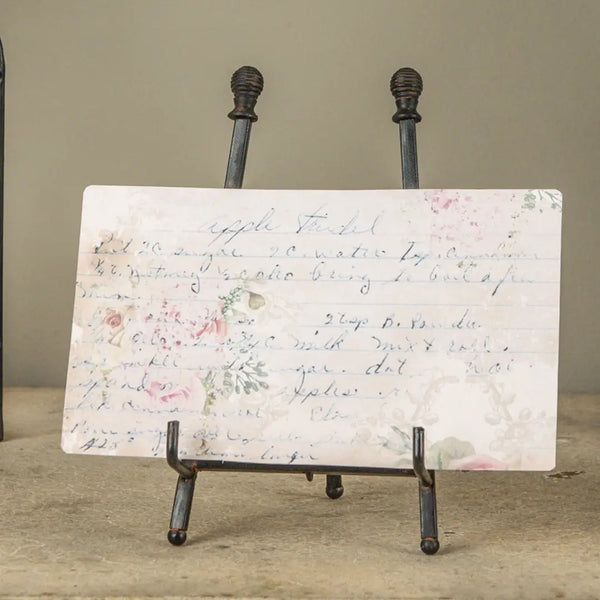 Aged Black Easel - 8.5"