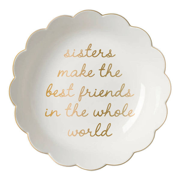 "Sisters" Scallop Trinket Tray