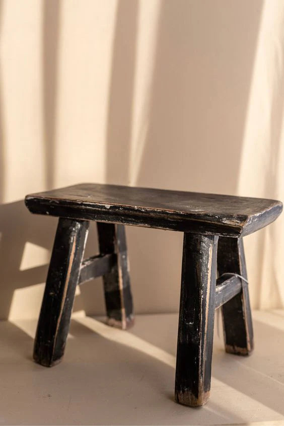 Mini Stool - Antique Black