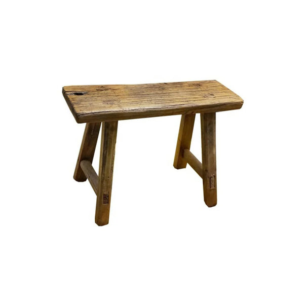 Reclaimed Antique Mini Stool - Natural