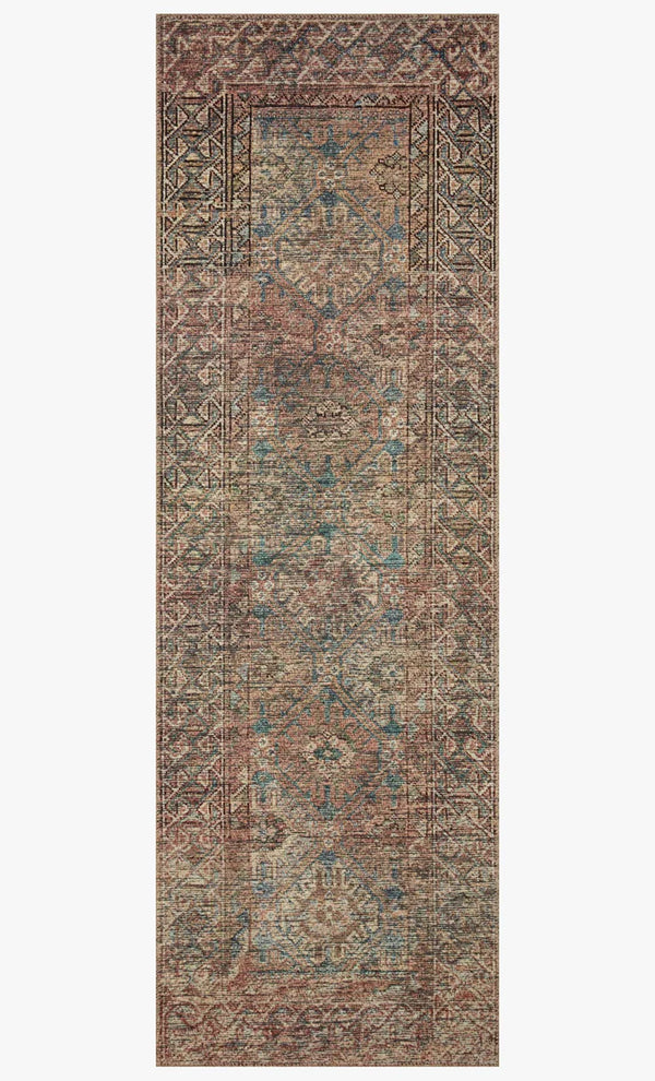 Billie Collection - Aqua / Rust