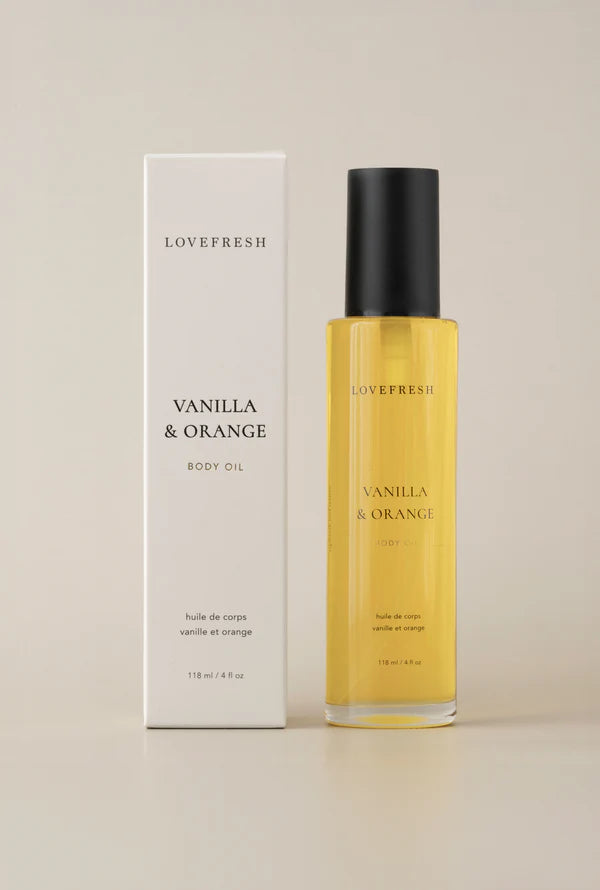 Body Oil - Vanilla & Orange