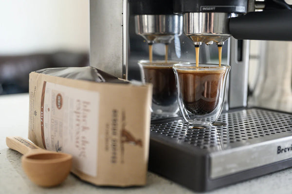 Black Dog Espresso | Medium Roast | 1lb Bag | Organic Coffee | Whole Bean