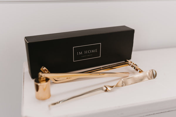 IM HOME Candle Care Kit - Gold