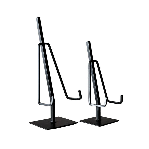 Dual Arm Black Iron Easel