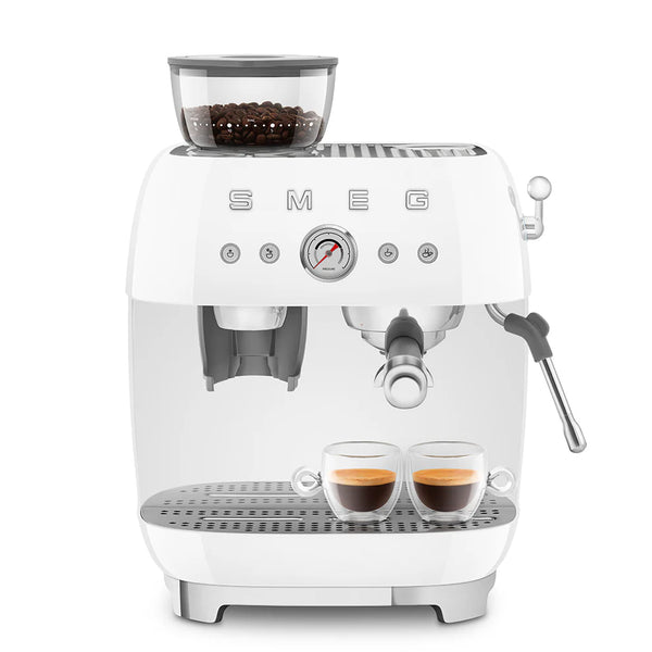 Manual Espresso Coffee Machine with Coffee Grinder
