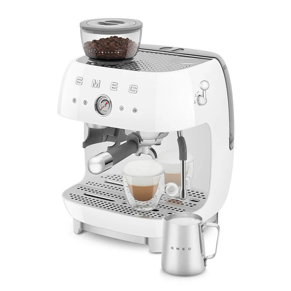 Manual Espresso Coffee Machine with Coffee Grinder