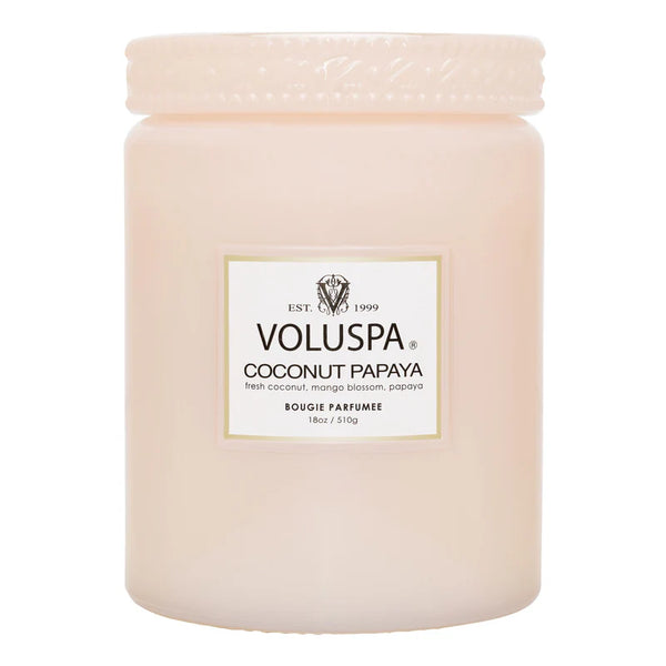 Coconut Papaya Large Jar Candle