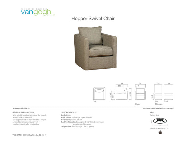 The Hopper Swivel Chair