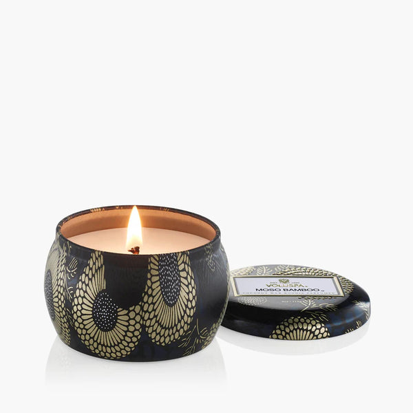Moso Bamboo Mini Tin Candle