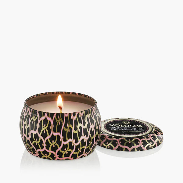 Pink Citron Grapefruit Mini Tin Candle