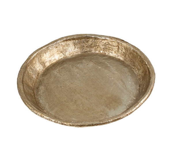 Gilded Paper Mache Tray