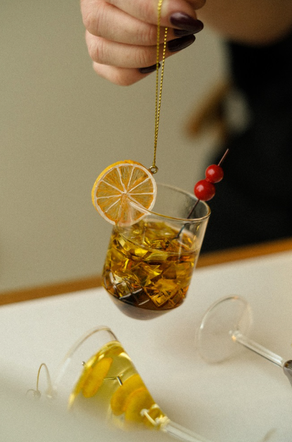 Christmas Cocktail Holiday Ornament