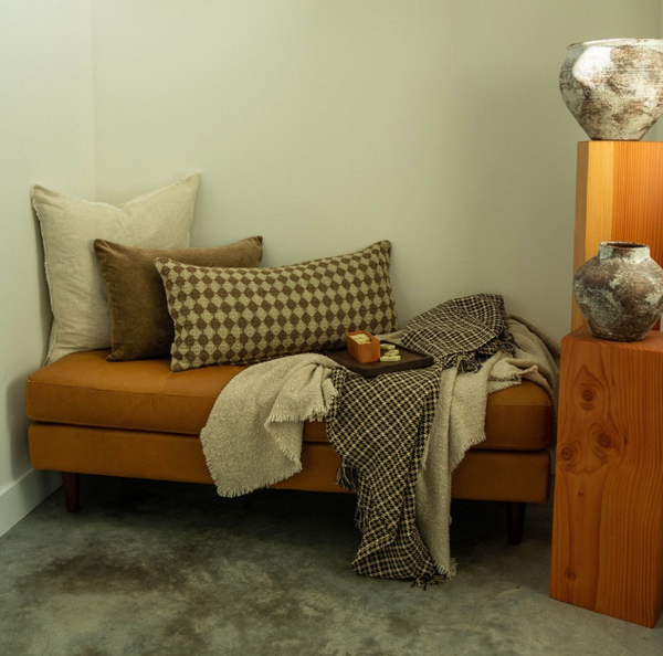 Vera Velvet Pillow - Sienna