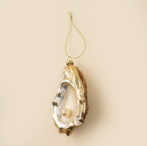 Oyster Glass Ornament