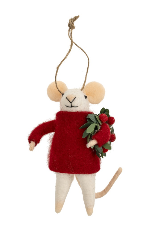 Holiday Mouse Ornament