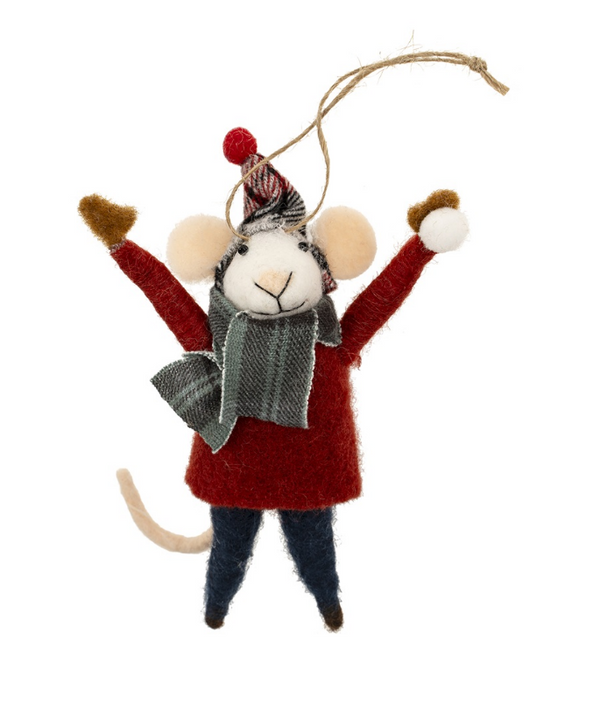 Holiday Mouse Ornament