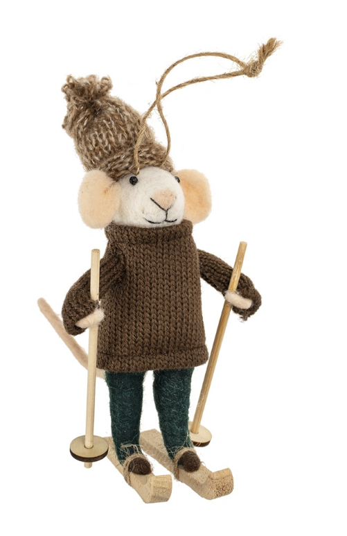 Holiday Mouse Ornament