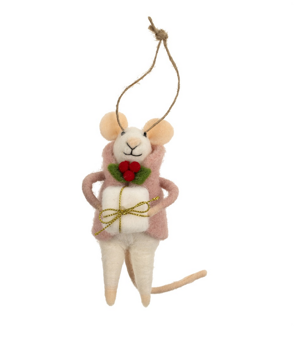 Holiday Mouse Ornament