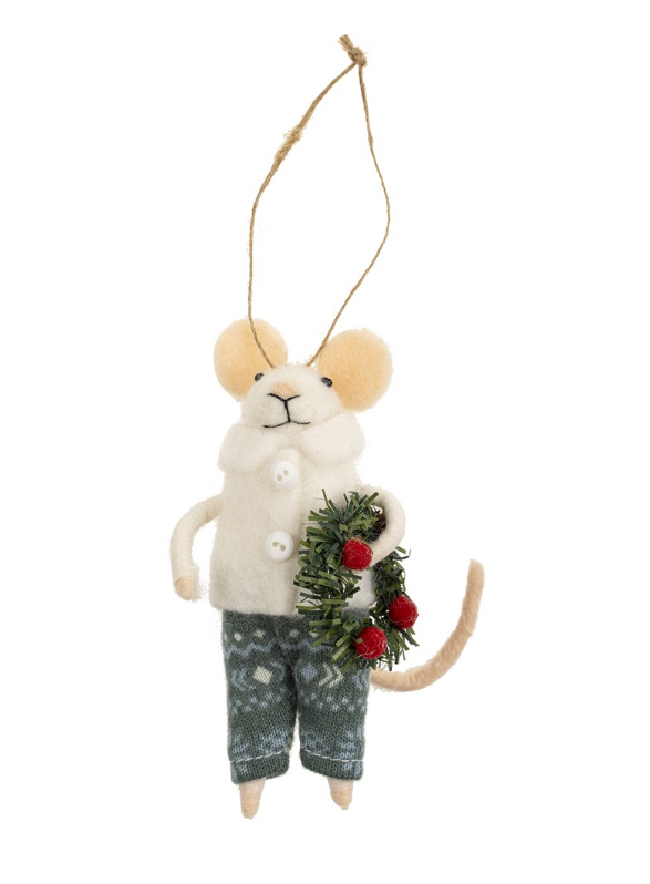 Holiday Mouse Ornament