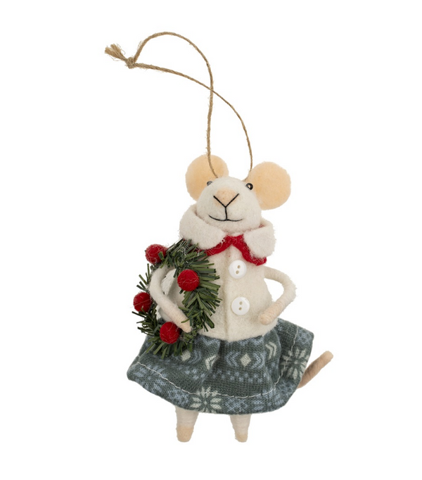 Holiday Mouse Ornament