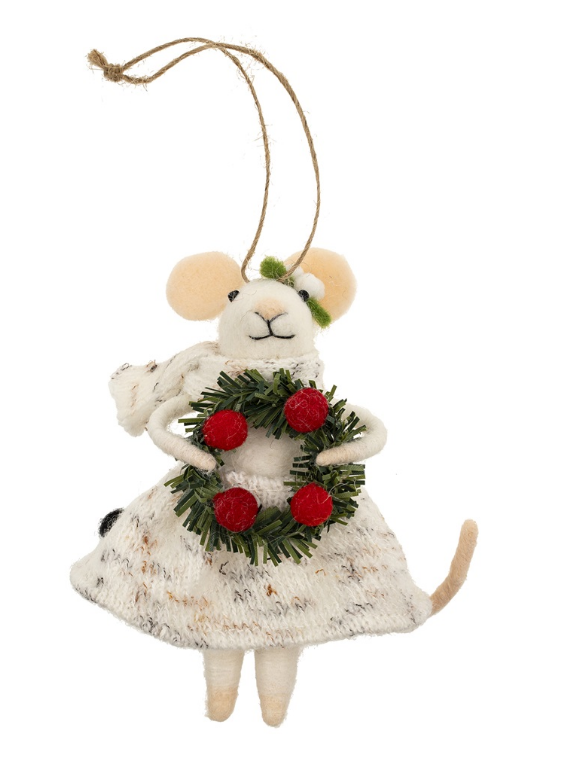 Holiday Mouse Ornament
