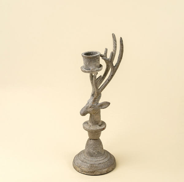Vintage Stag Candle Holder