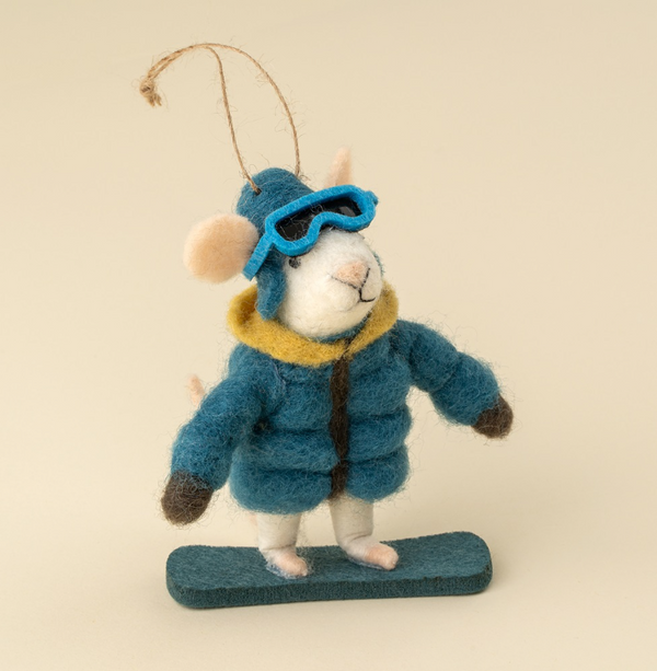 Holiday Mouse Ornament