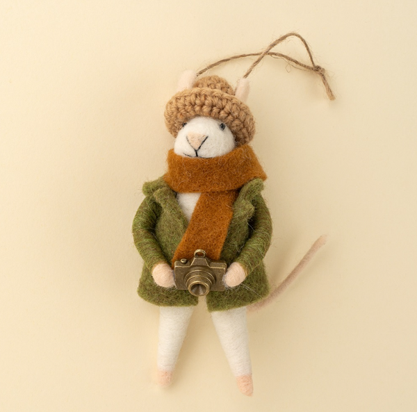 Holiday Mouse Ornament