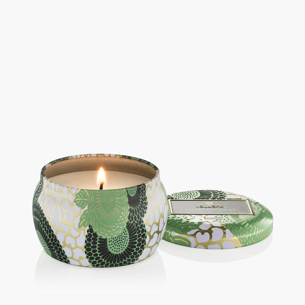 White Cypress Mini Tin Candle