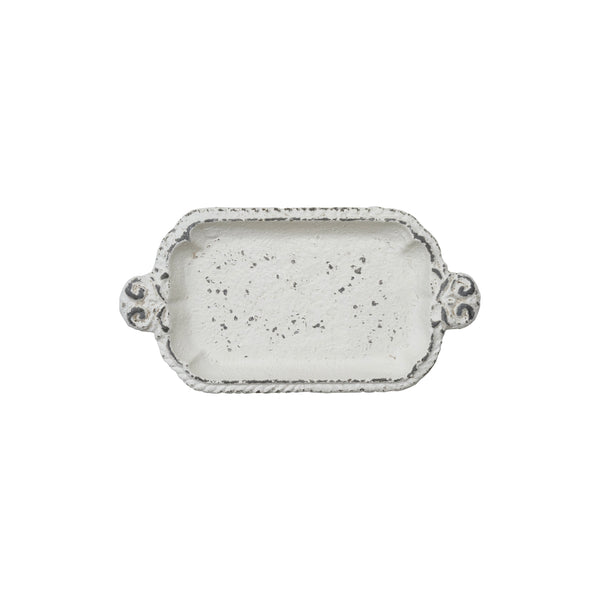 Decorative Painted Cast Iron Tray