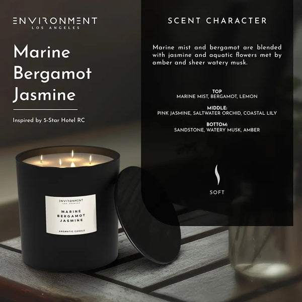 Marine Bergamot Jasmine Candle