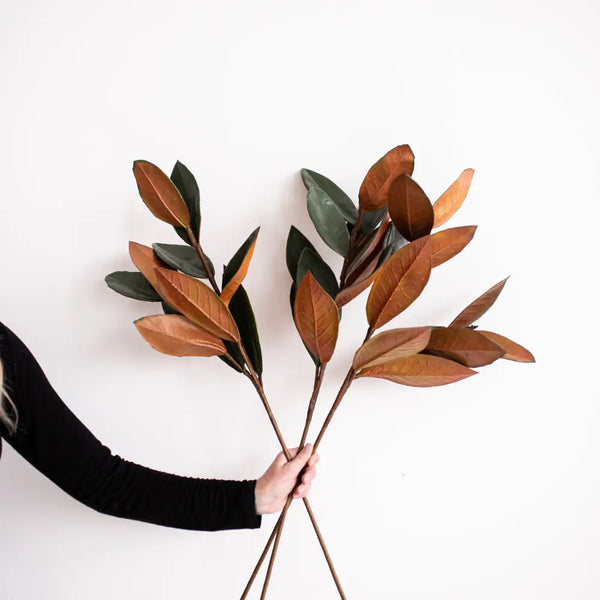 Magnolia Faux Leaves