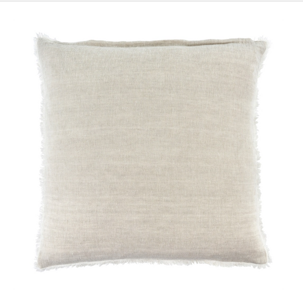 Lina Linen Pillow 24 x 24 - Chambray