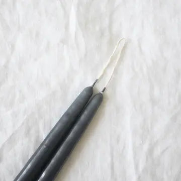 Taper Candles - Charcoal