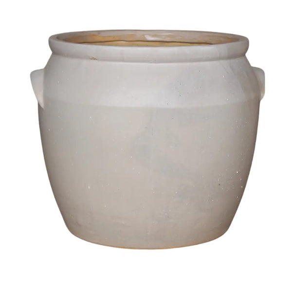 French Replica White Matte Confit Crock Pot - Large