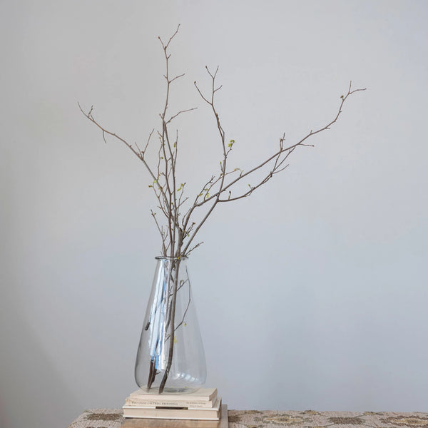 Hand-Blown Vintage Glass Vase