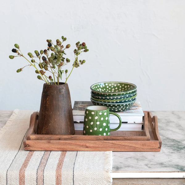 Acacia Wood Trays - Set of 2