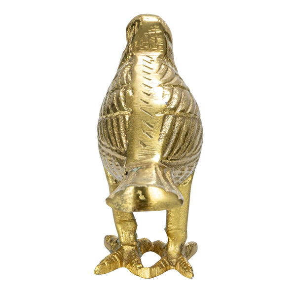 Cast Aluminum Bird - Gold Finish