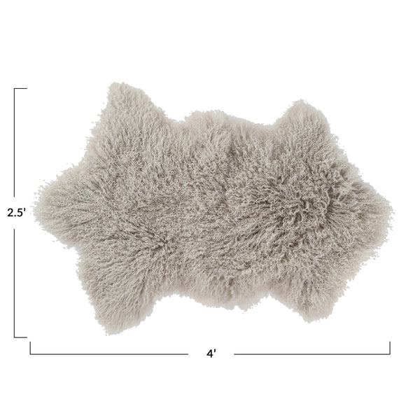 Tibetan Lamb Fur Rug