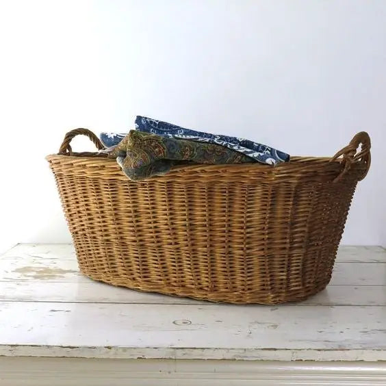 Oval Antique French Basket