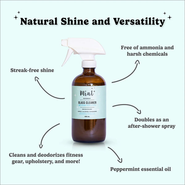 Glass Cleaner -Glass Bottle