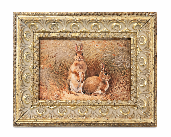Bunnies Framed Art