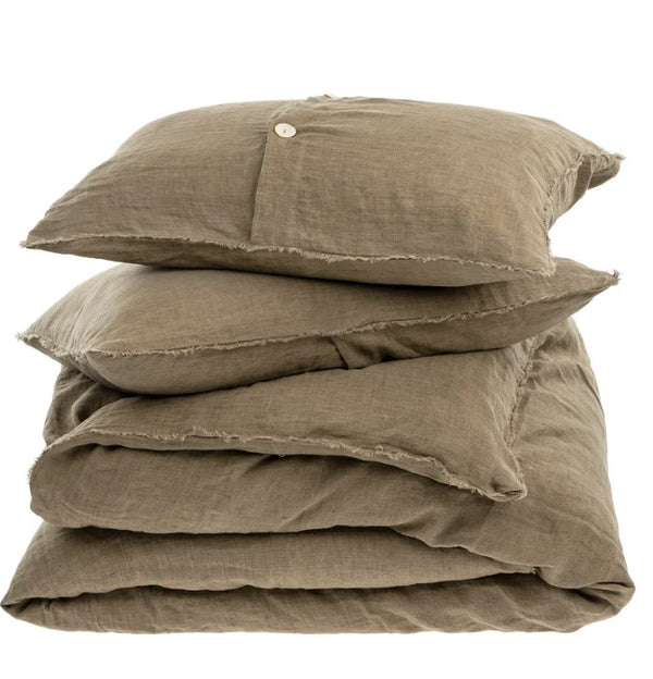 Lina Linen Duvet Set