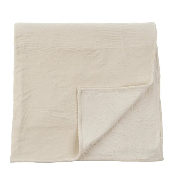 Velvet Kantha Bed Blanket