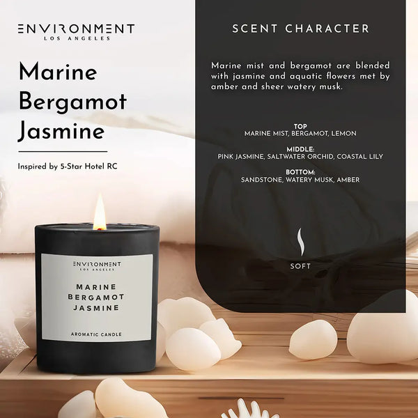 Marine Bergamot Jasmine Candle