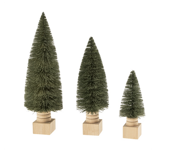 Sisal Bottle Brush Tree - Sage