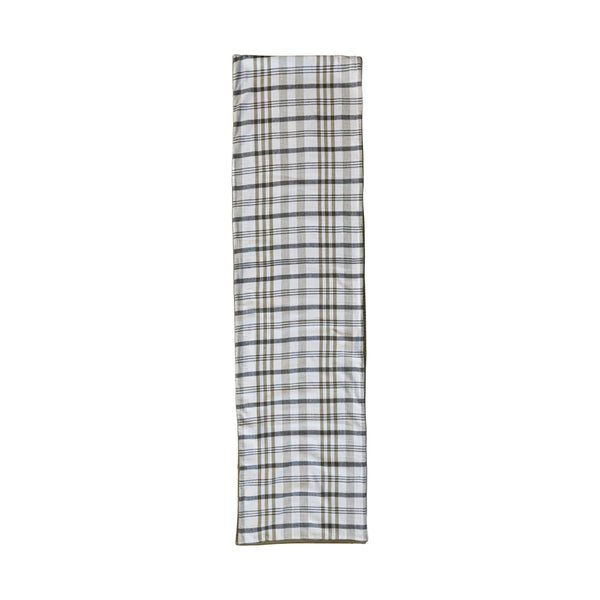 Two-Sided Stonewashed Cotton Double Cloth Table Runner