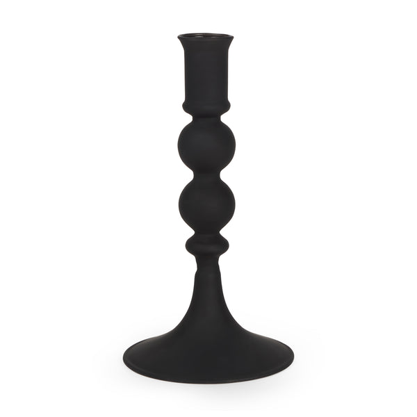 Haute Blown Glass Candlestick